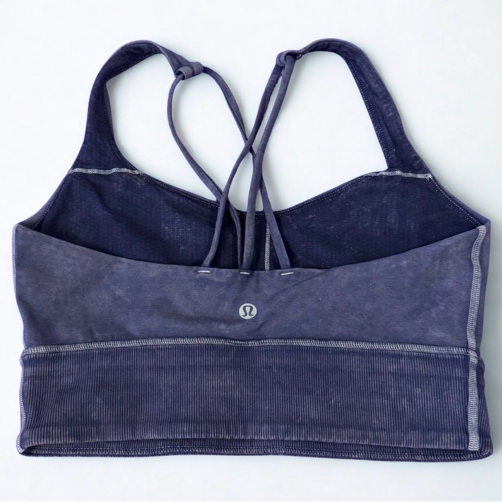 lululemon athletica Energy Bra Long Line Purple 8 - Picture 2 of 3